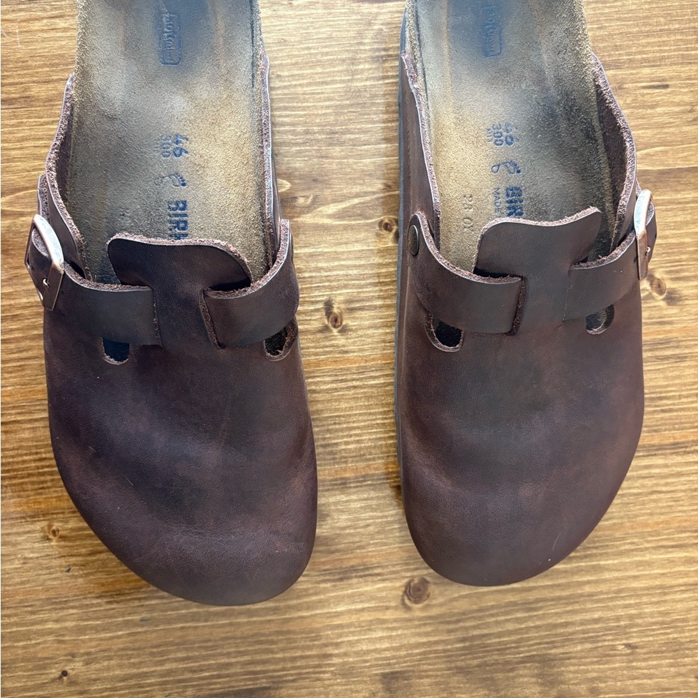 Birkenstock Men's Brown Slip-On Loafers